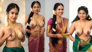 Horny Traditional South Indian Girls Stripping Like Naked MMS