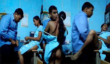Sexy Nurse Office Couple Enjoy Fucking Exclusive Video MMS