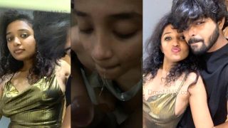 Horny Tamil Girl Blowjob Leaked Video by BoyFriend Viral MMS