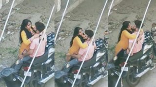 Beautiful Lady Romantic Fucking in Public Place mms