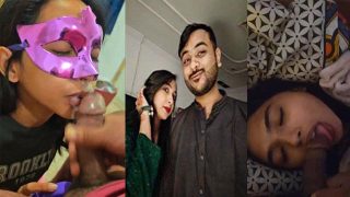Indian Wife Deeply Blowjob Riding Taking Cum Mouth