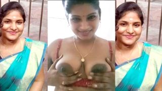 Beautiful Tamil Wife Showing Boobs Pussy Licking