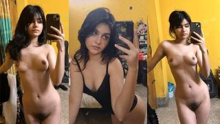 Horny Bengali Girl Showing – Pressing Her Boobs
