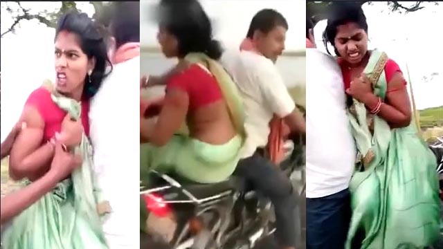Hot Couple Outdoor Sex Caught by Rubbing Village People