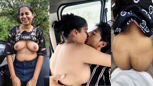 Indian Horny Babe Romance Fucking Inside Car
