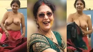 Desi Milf BigAss Changing Dress And Bathing Record by Son