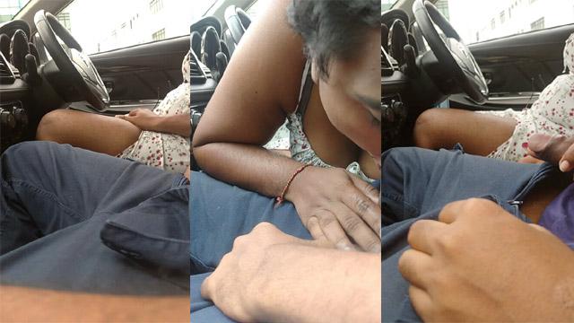 Tamil Wife Sucking Car Parking – Cheating Hubby Sex